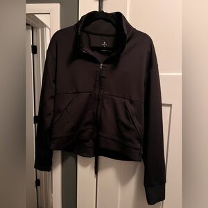 Apana black Zip-Up sweatshirt